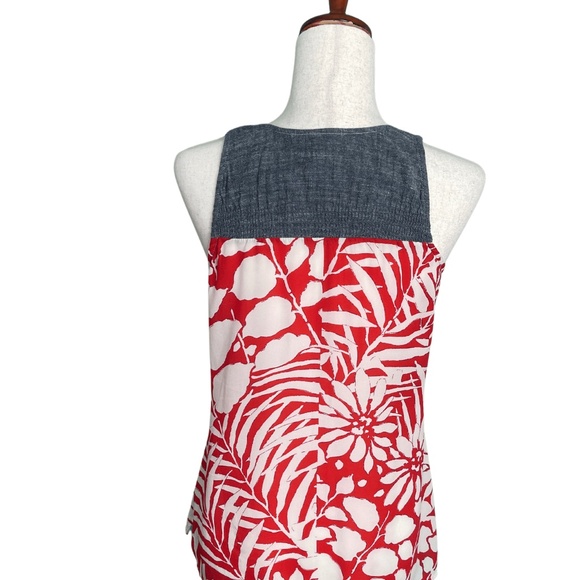 Anthropologie Striped Cotton & Silk Tank – S - Picture 2 of 3